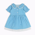 Columbia Blue Gingham Girls Dorothy Dress