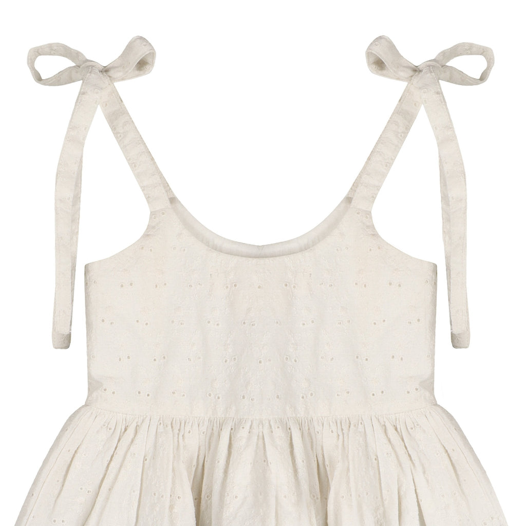 Ocean Ombre Nautical Schiffli | Hand-Dyed 100% Cotton Dress