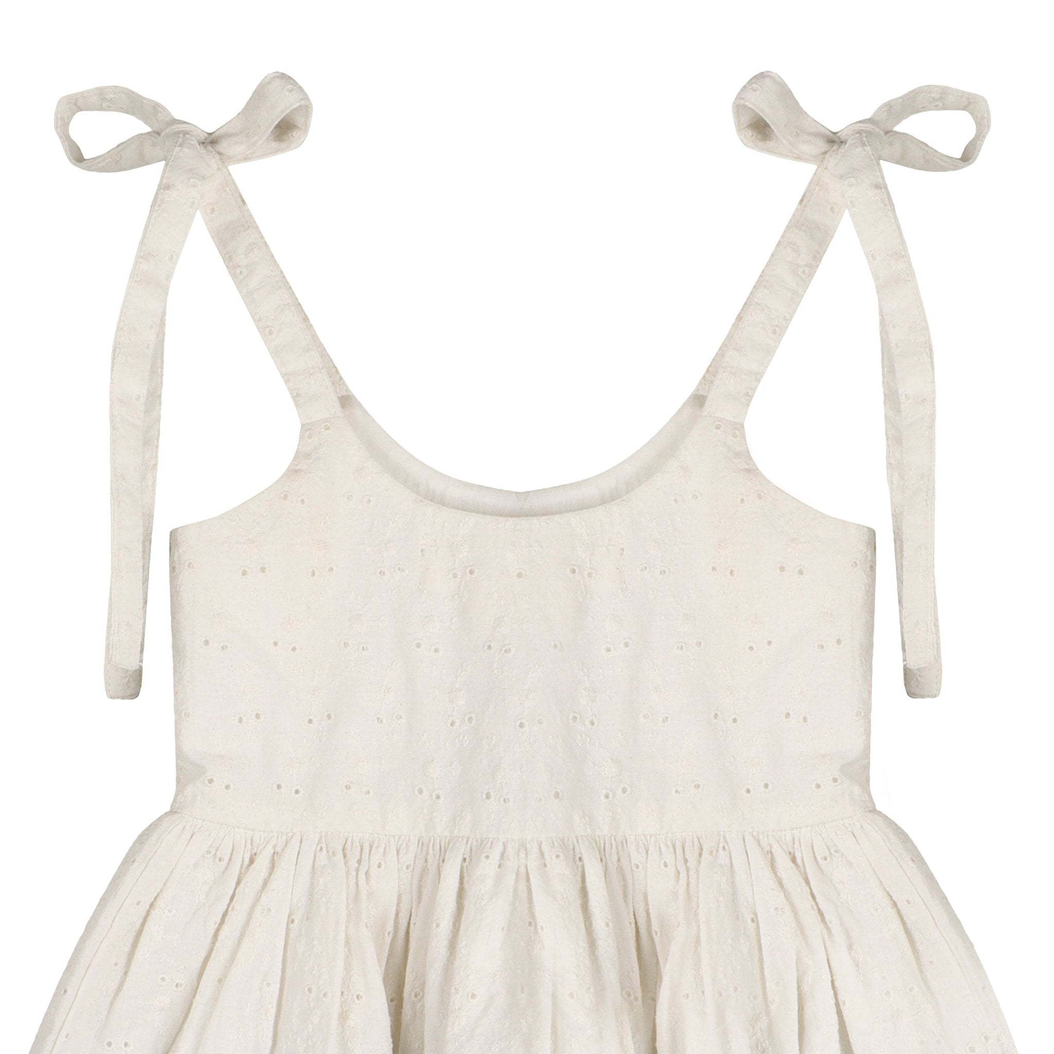 Ocean Ombre Nautical Schiffli | Hand-Dyed 100% Cotton Dress