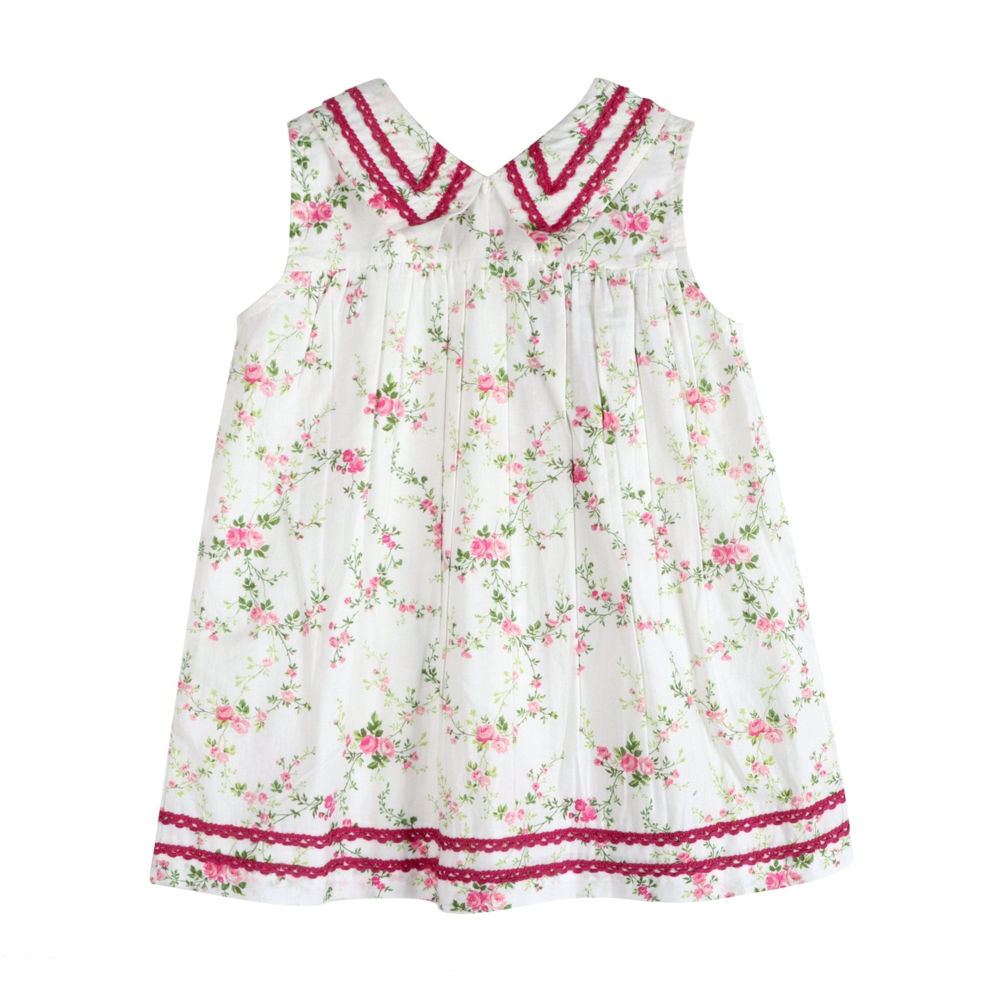 Victorian Rosebud Dress | Handcrafted Cotton Tea Dress